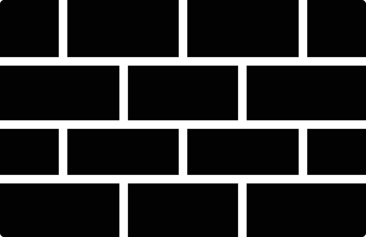 Brick Wall Creative Icon Design vector