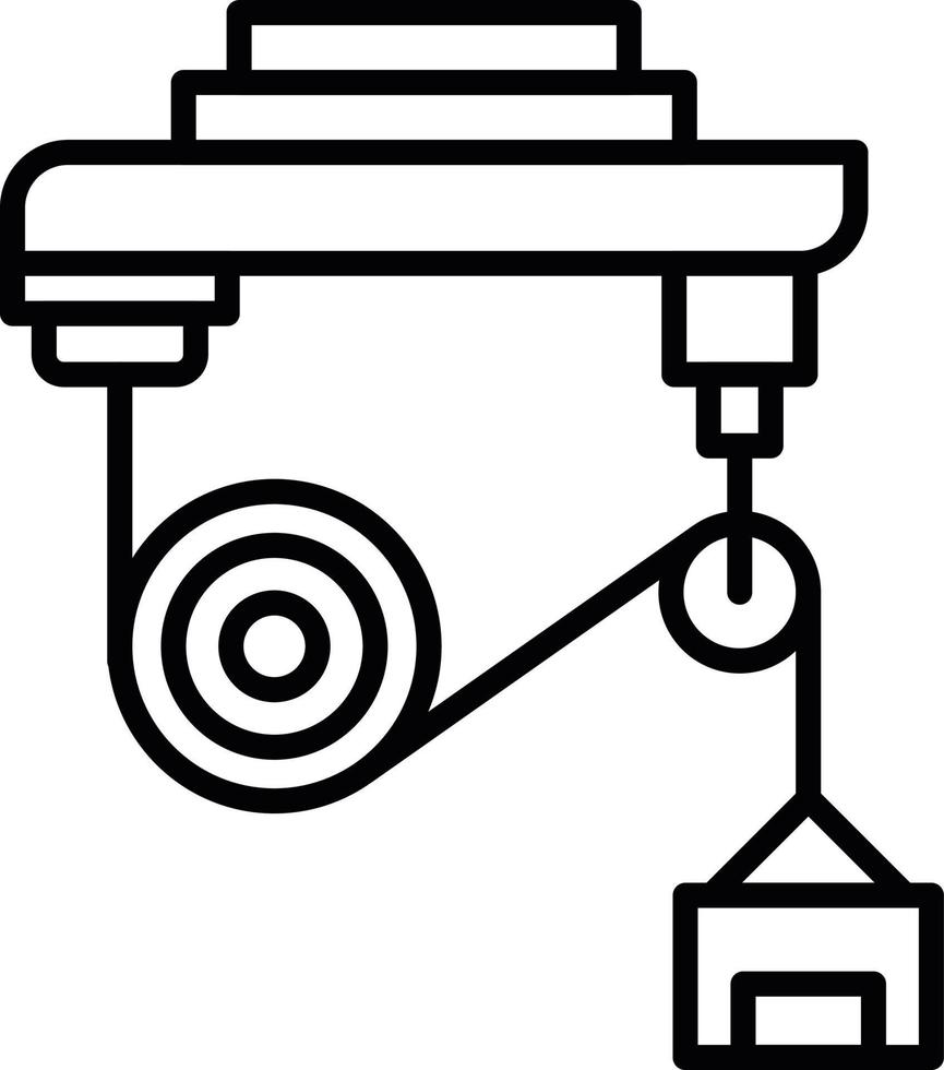 Pulley Creative Icon Design vector