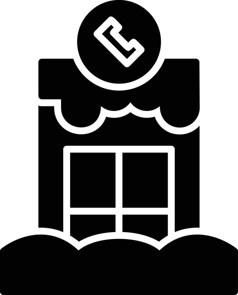 Phone Booth Creative Icon Design vector