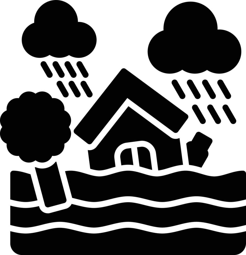 Flood Creative Icon Design vector