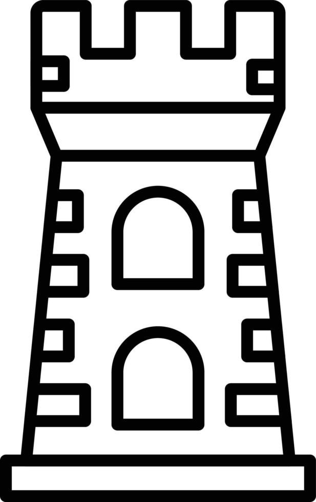 Tower Creative Icon Design vector