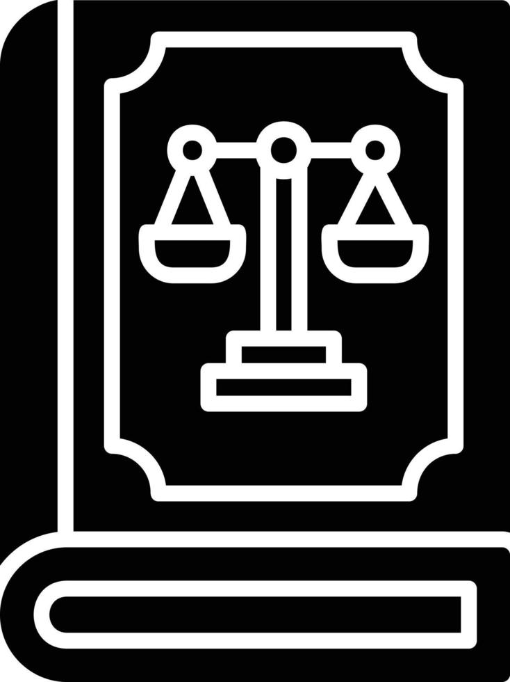 Law Book Creative Icon Design vector