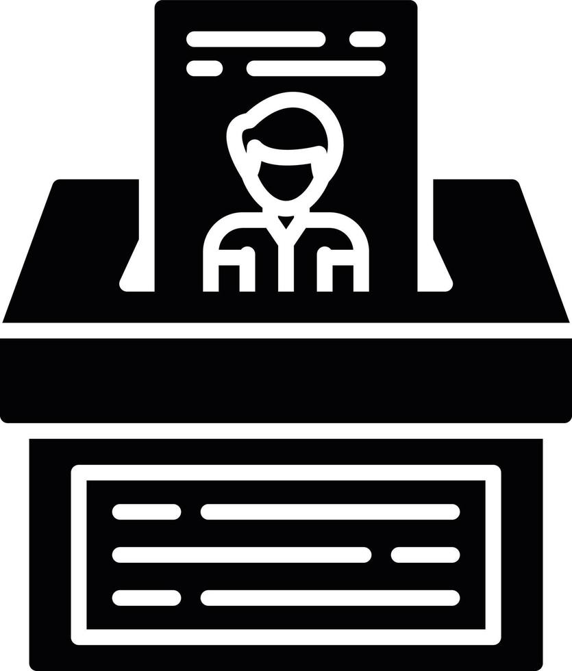 Ballot Creative Icon Design vector