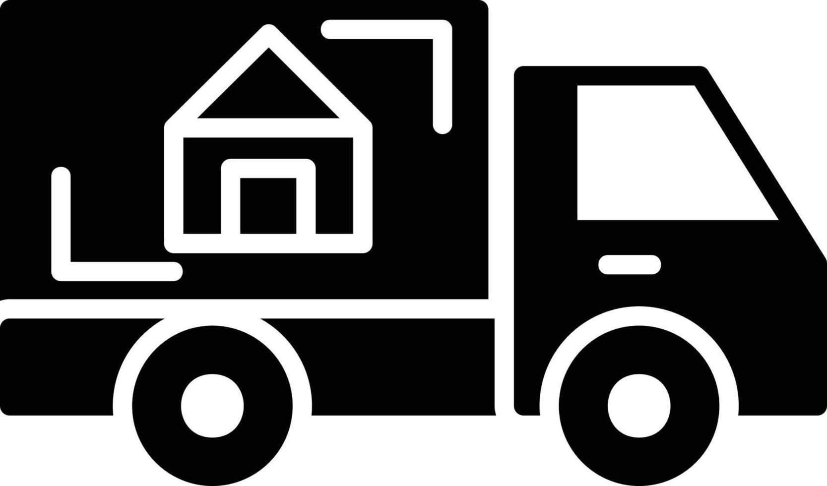 Moving Truck Creative Icon Design vector