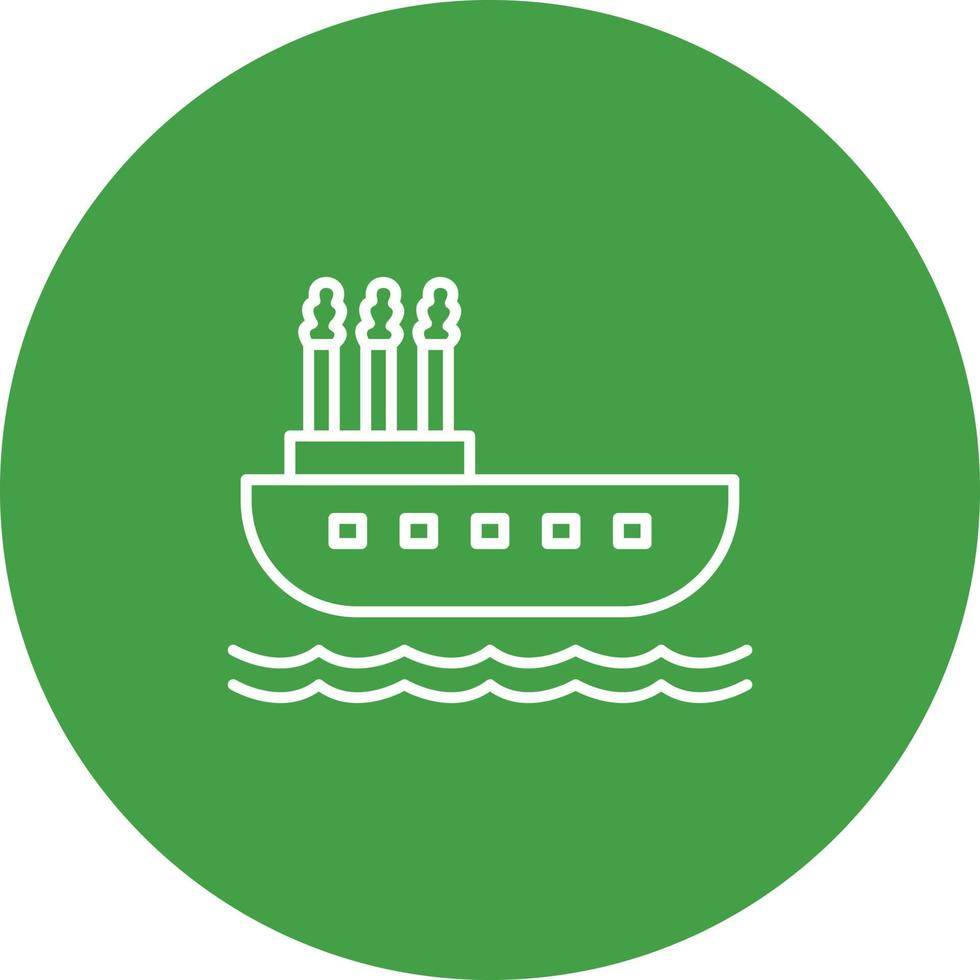 Steamboat Vector Icon