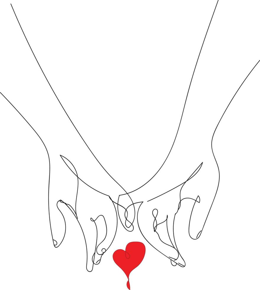 Abstract love symbol vector