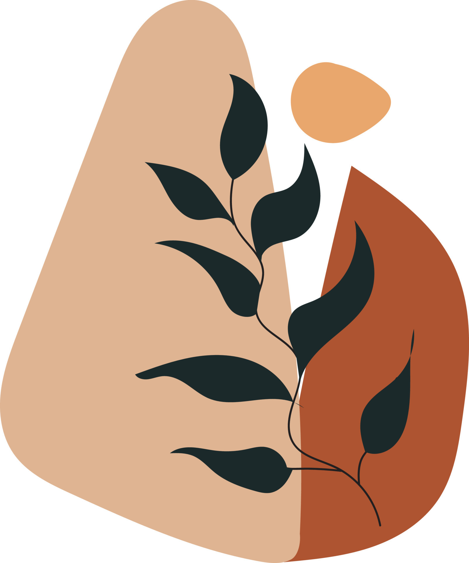 leaf background liner art 14953259 Vector Art at Vecteezy