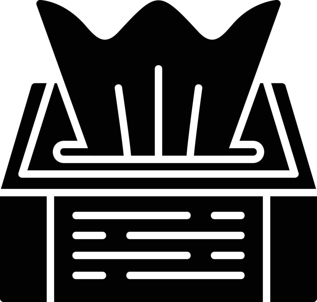 Tissue Box Creative Icon Design vector