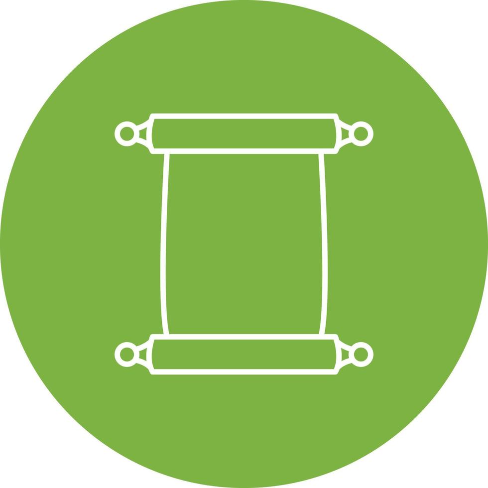Scroll of Paper Vector Icon