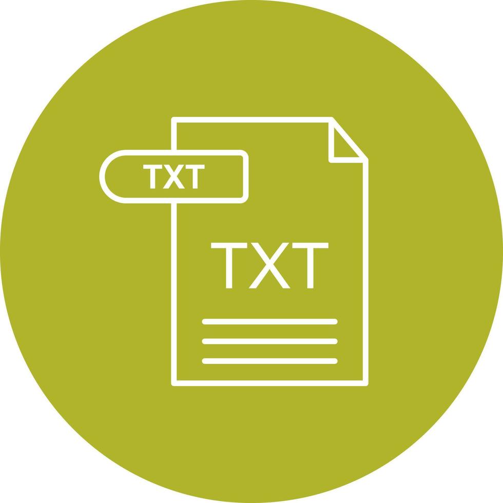 TXT Vector Icon