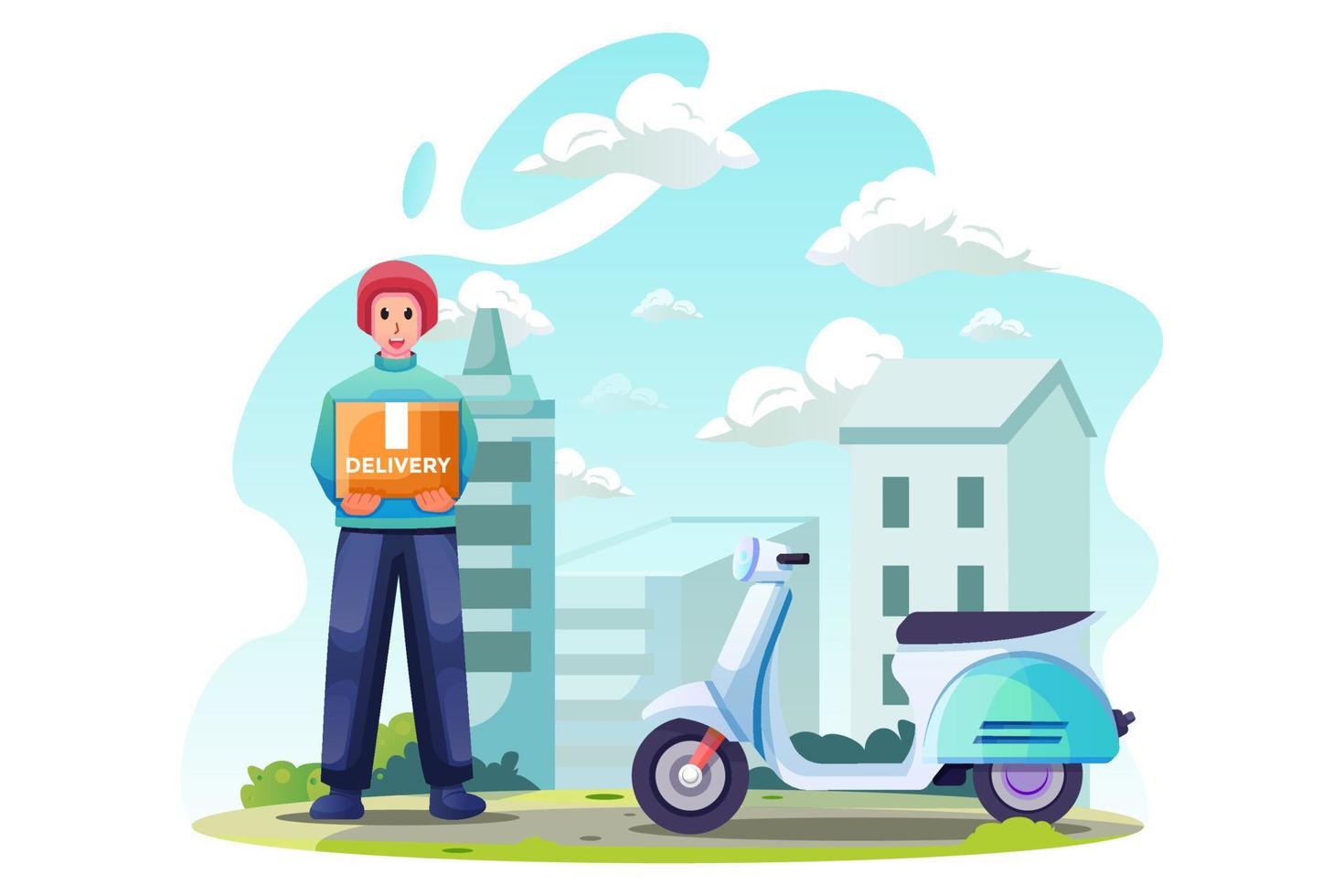 Delivery Service Illustration vector