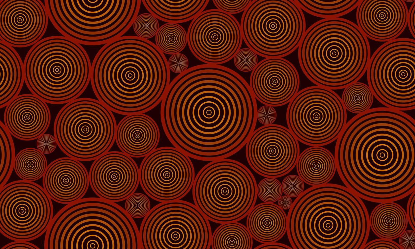 Ilustración de vector de patrón espiral abstracto moderno y elegante sin costuras
