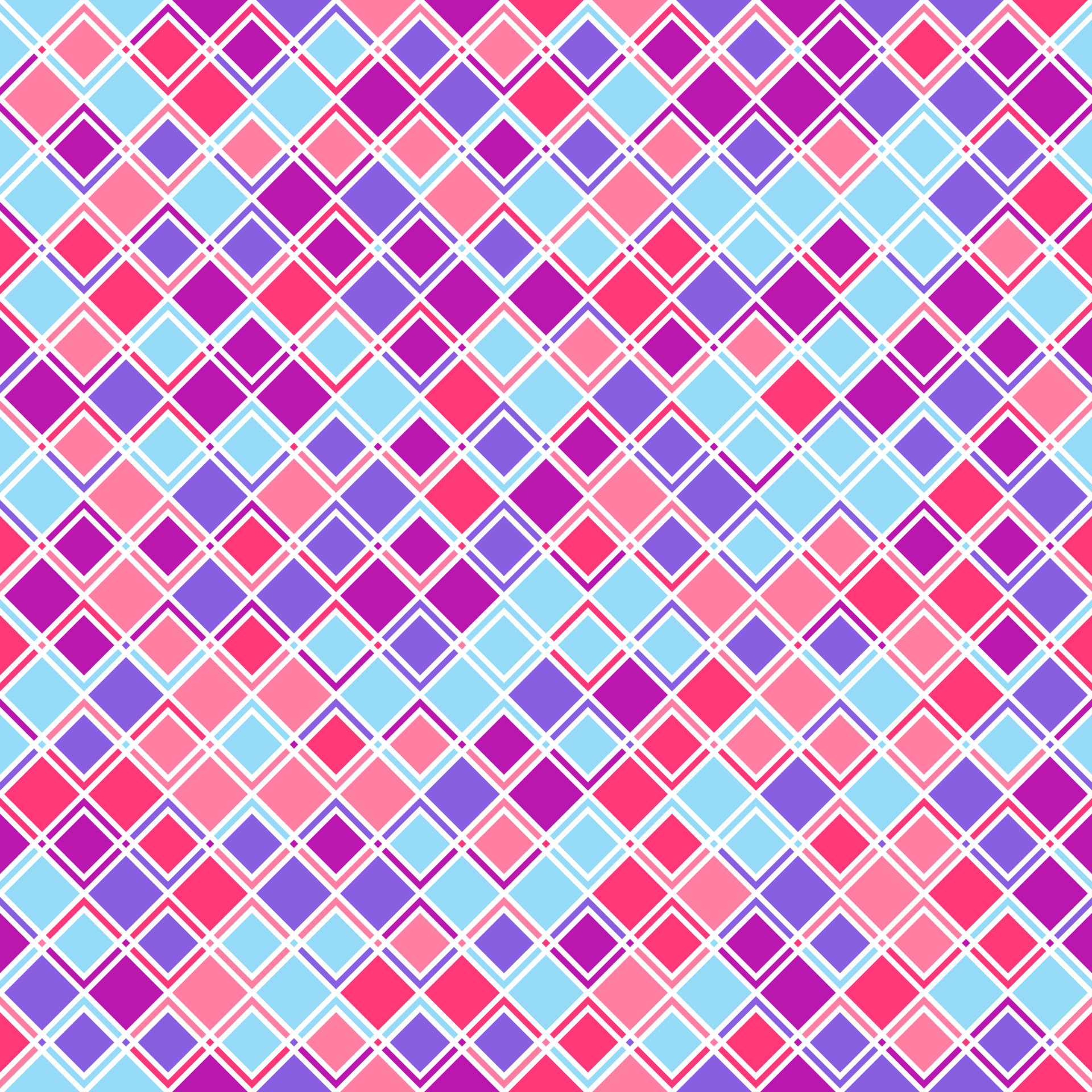 Colorful square mosaic vector background illustration design with