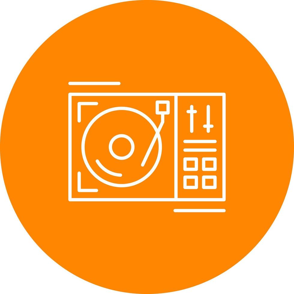 Turntable Vector Icon