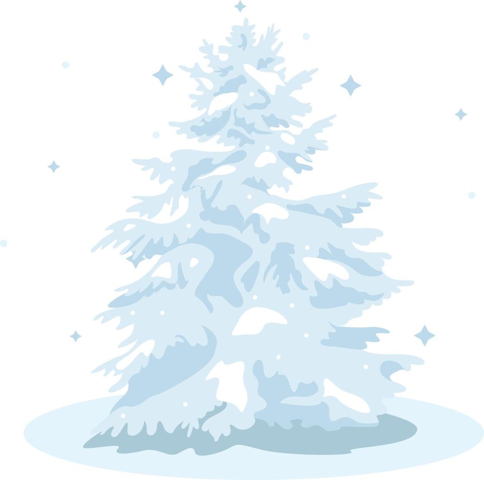 Christmas tree. Vector illustration