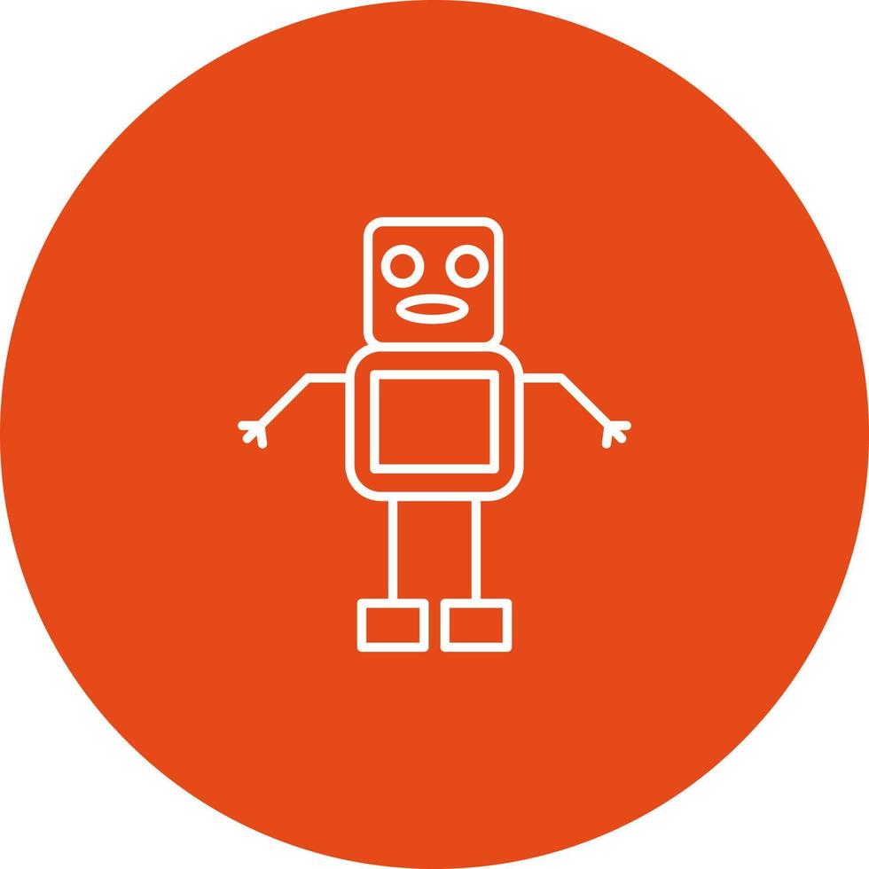 Unique Robot Vector Icon