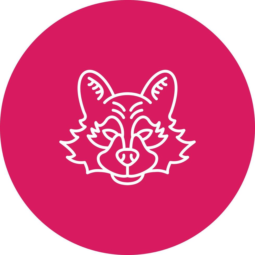 Raccoon Vector Icon