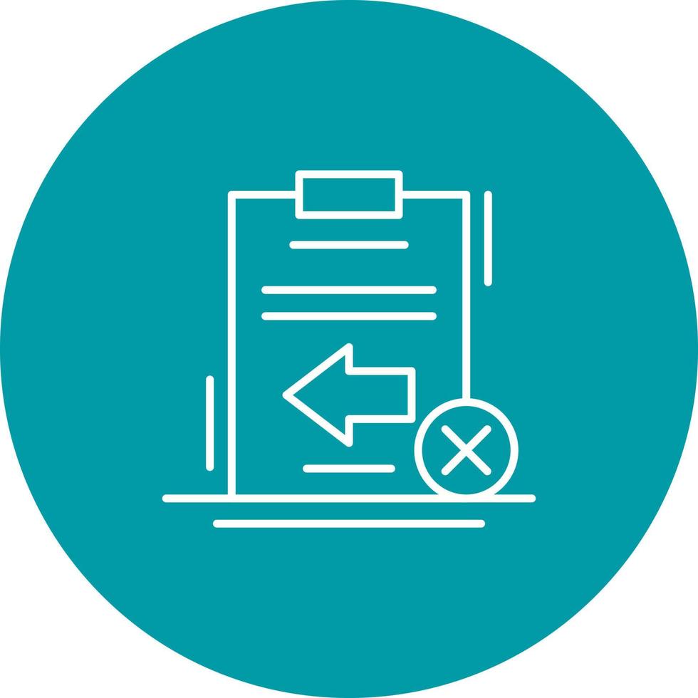 Return Failed Vector Icon