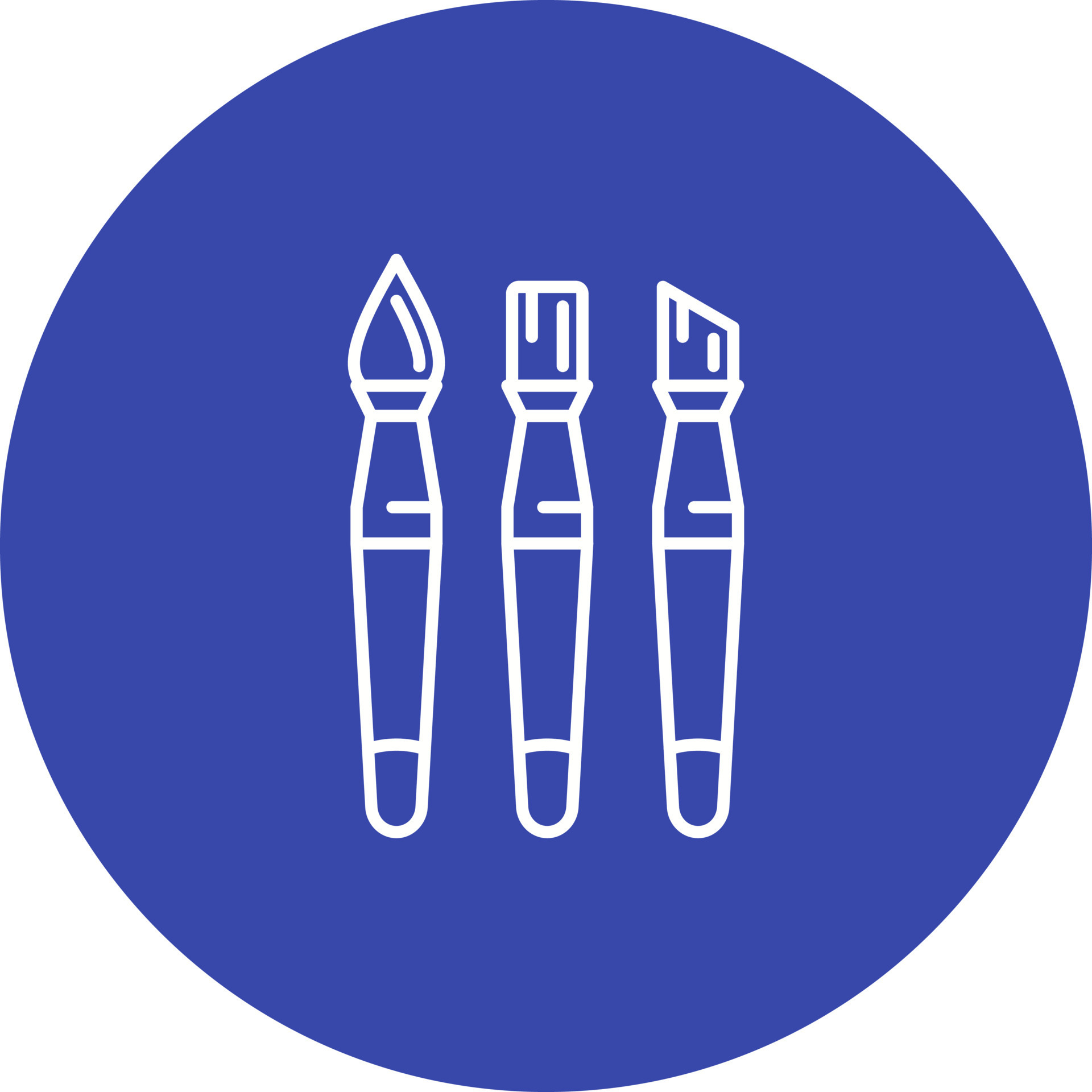 Brushes Vector Icon 14955786 Vector Art at Vecteezy