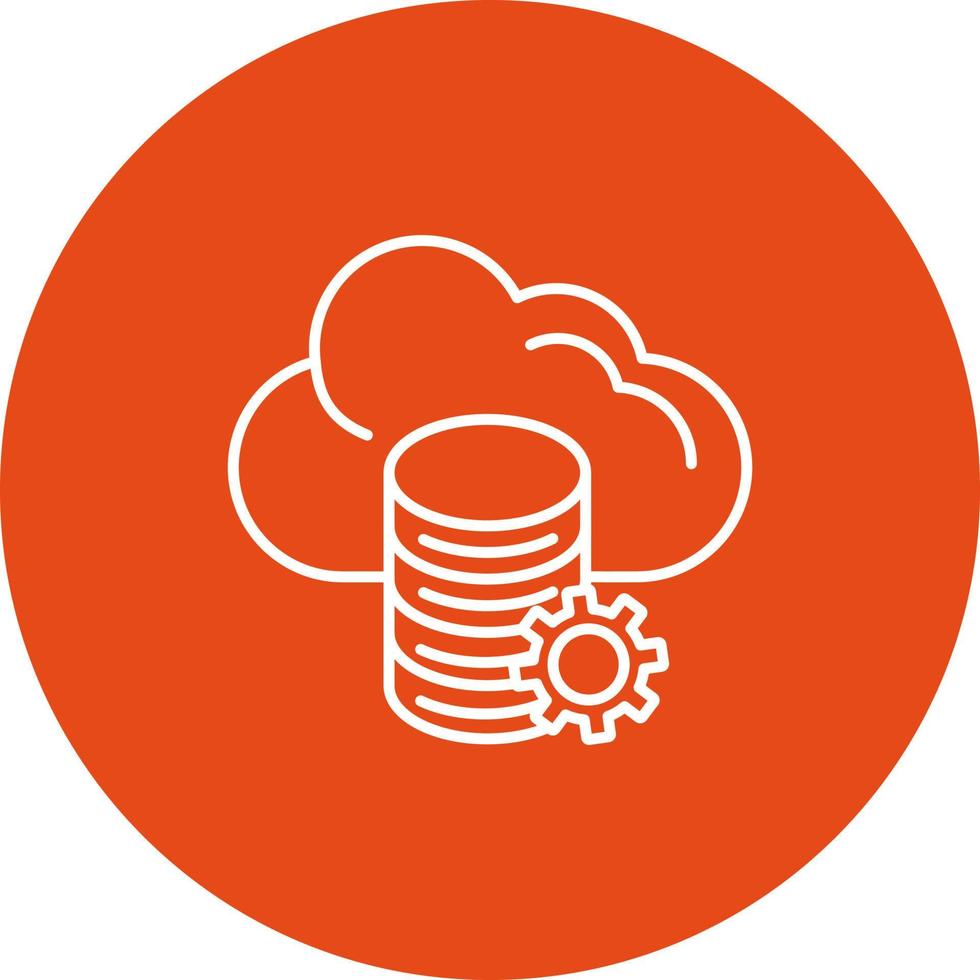 Cloud Data Vector Icon
