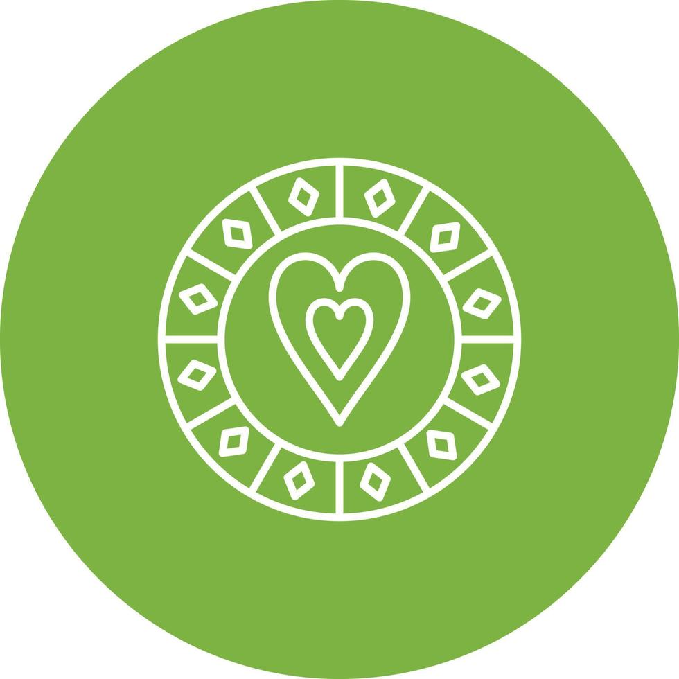 Heart Chip Vector Icon