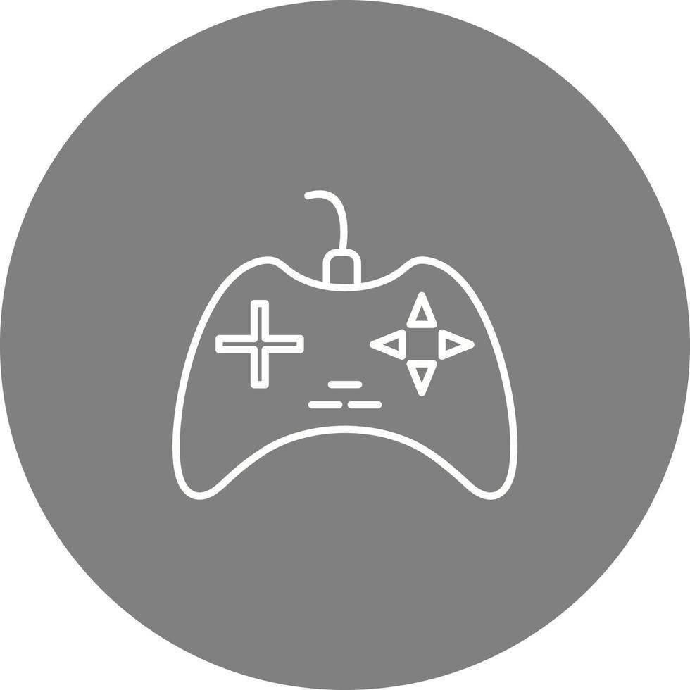 icono de vector de consola de juegos único