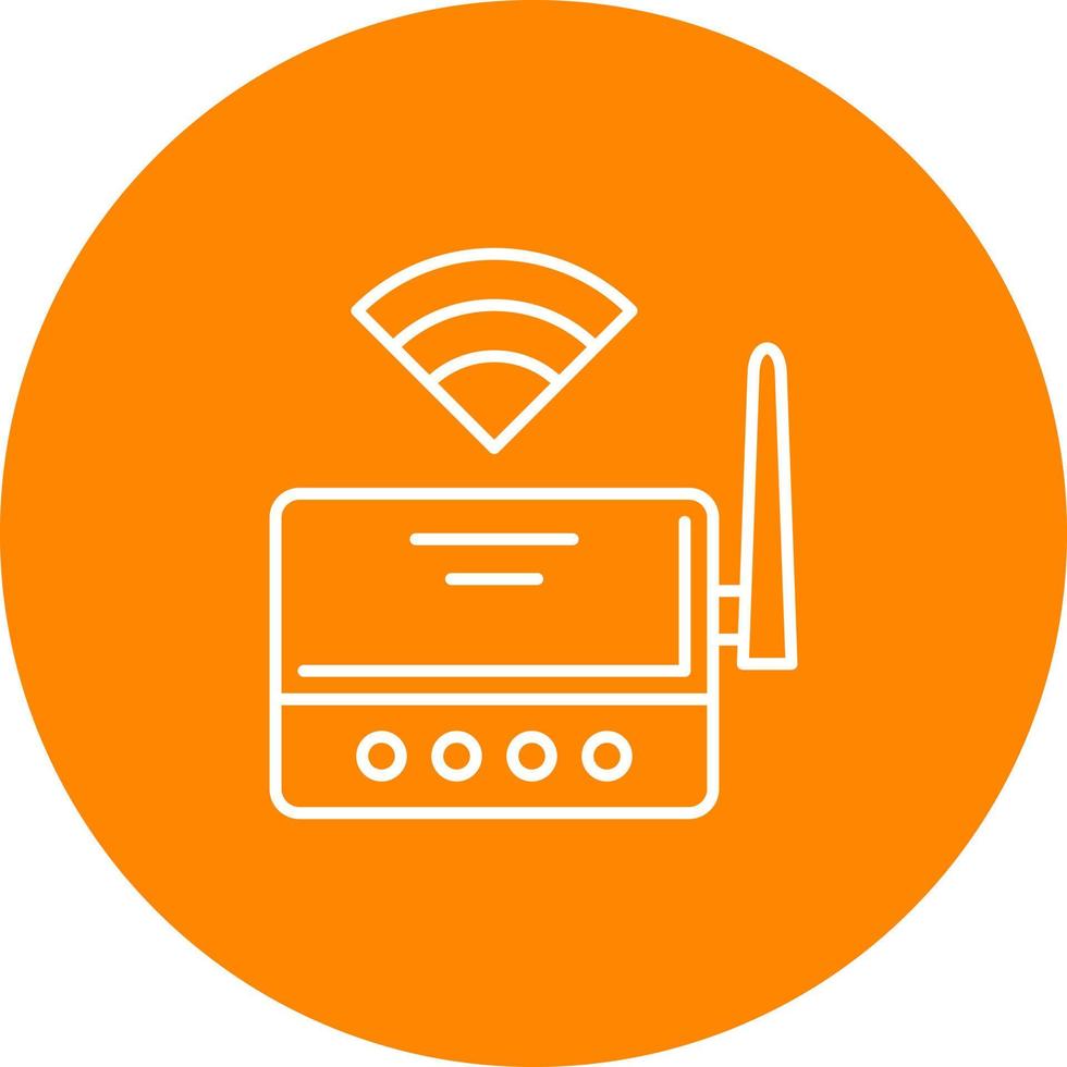 icono de vector de enrutador wifi