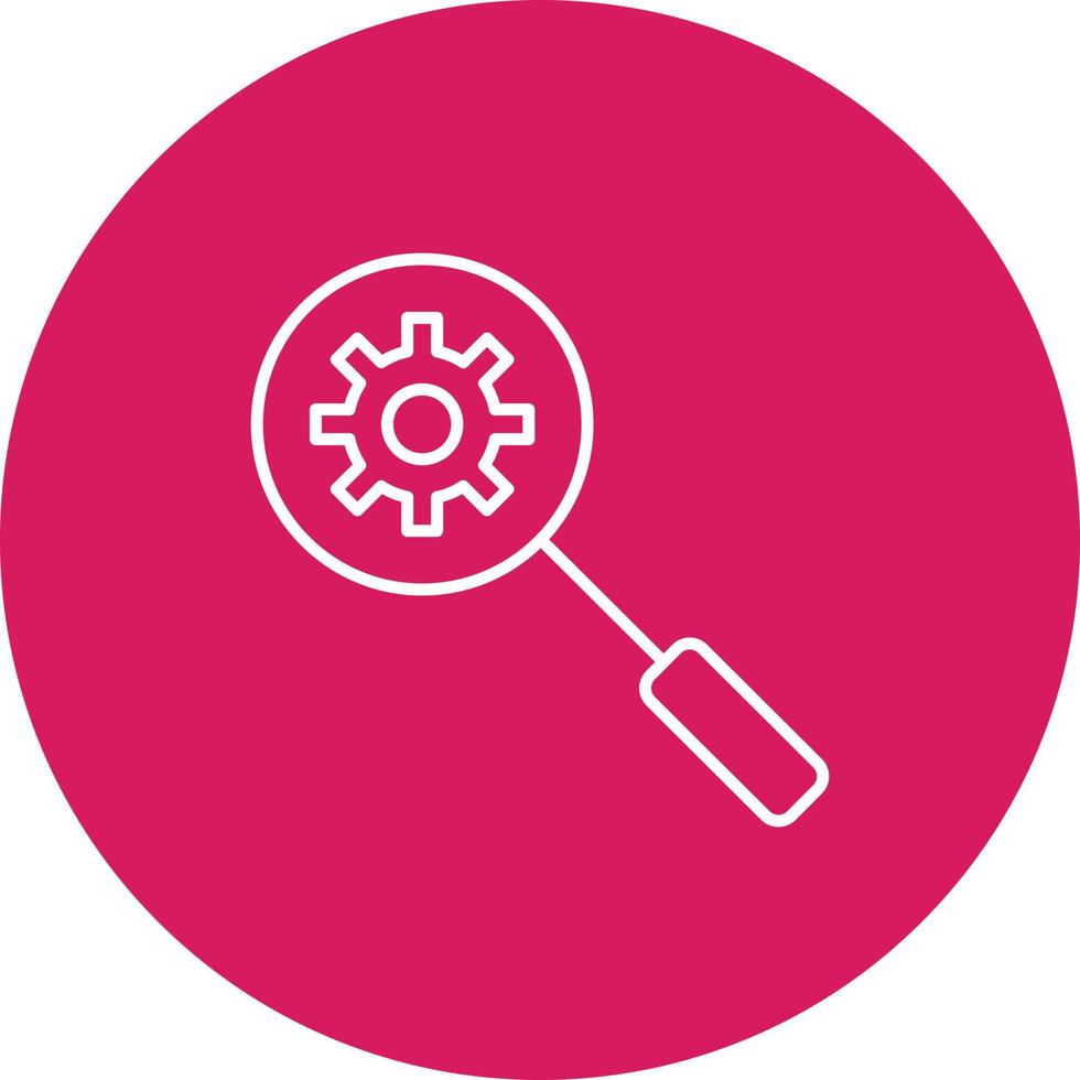 Unique Search Engine Optimizati Vector Icon