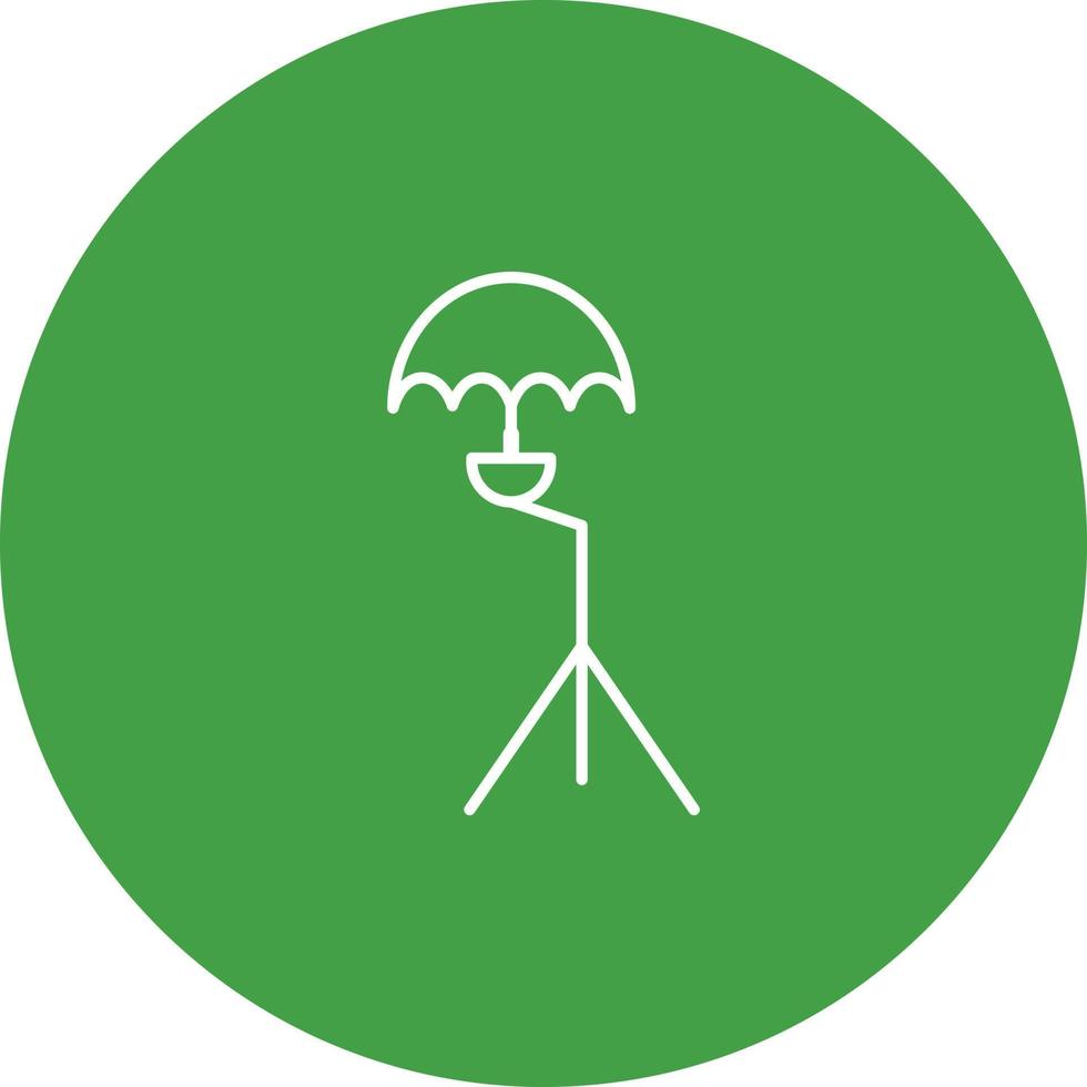 Unique Umbrella Stand Vector Icon