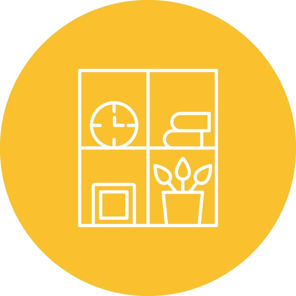 Bookshelf Vector Icon