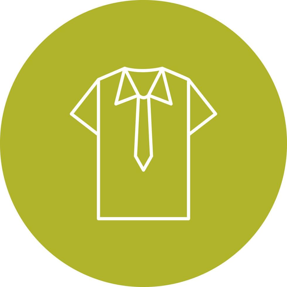 Shirt and Tie Vector Icon