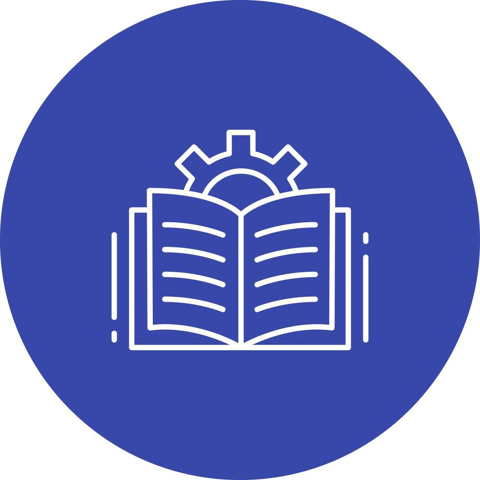 icono de vector de libro abierto