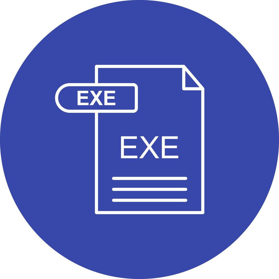 EXE Vector Icon