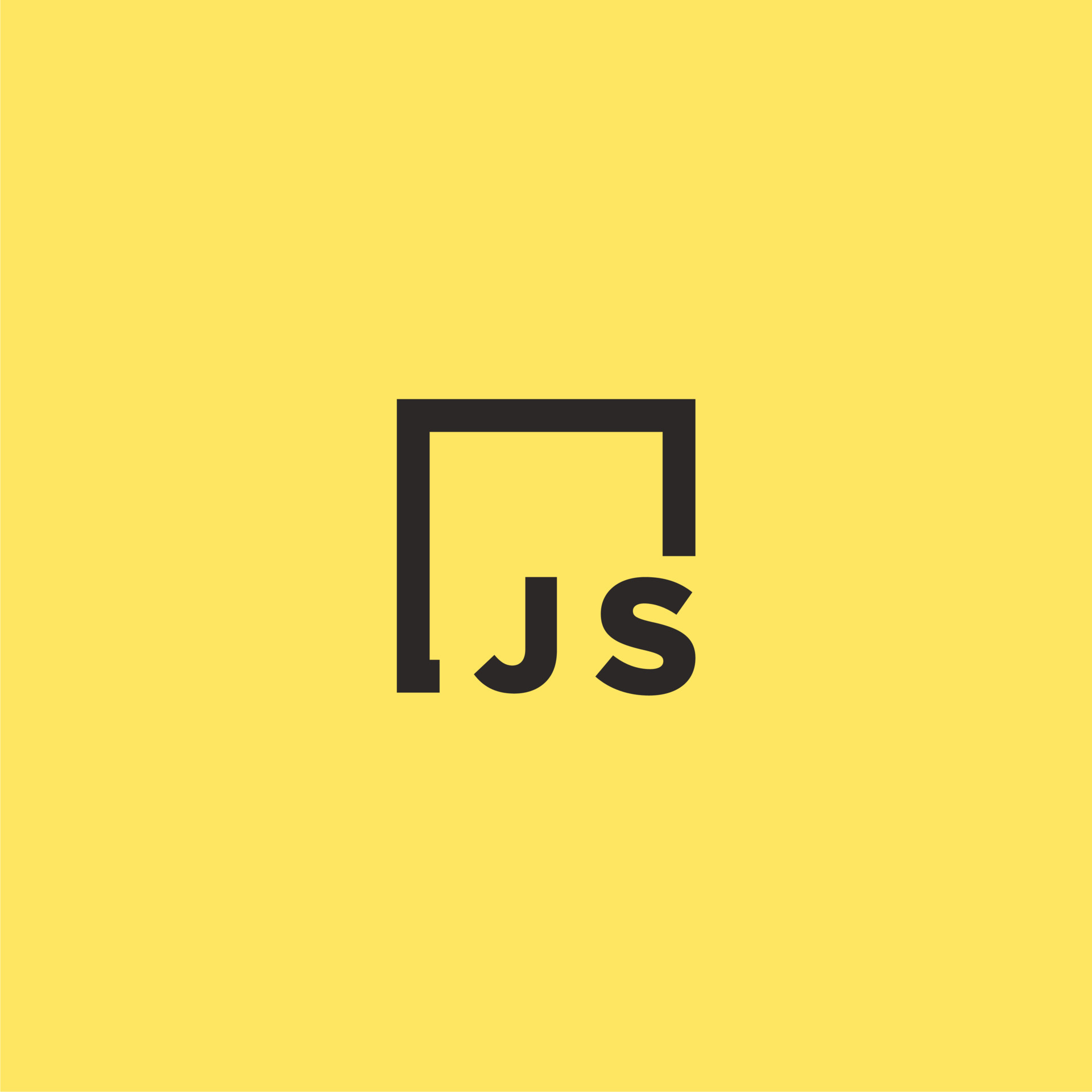 JS initial monogram logo with square style design 14957088 Vector Art ...