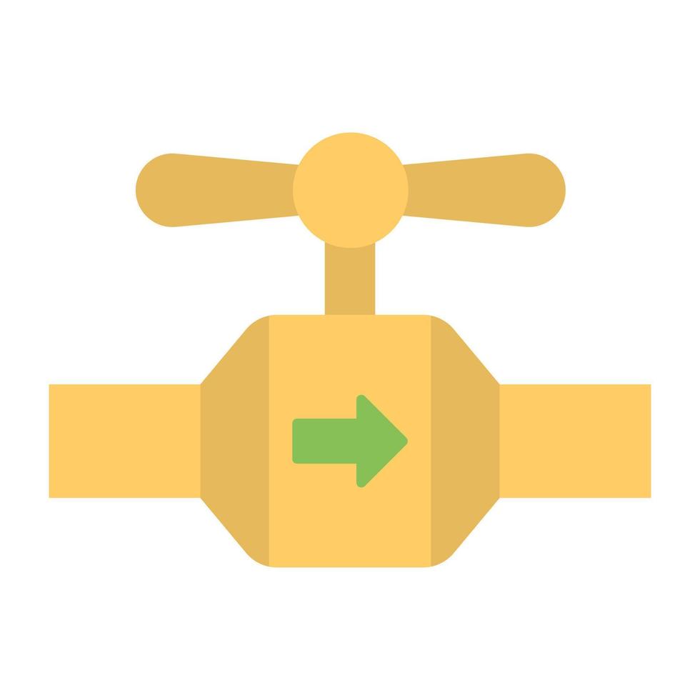 Trendy Pipeline Valve vector