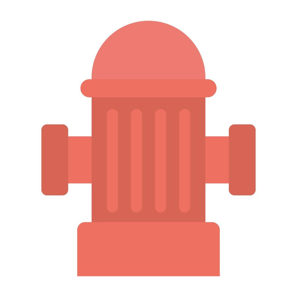 Trendy Fire Hydrant vector
