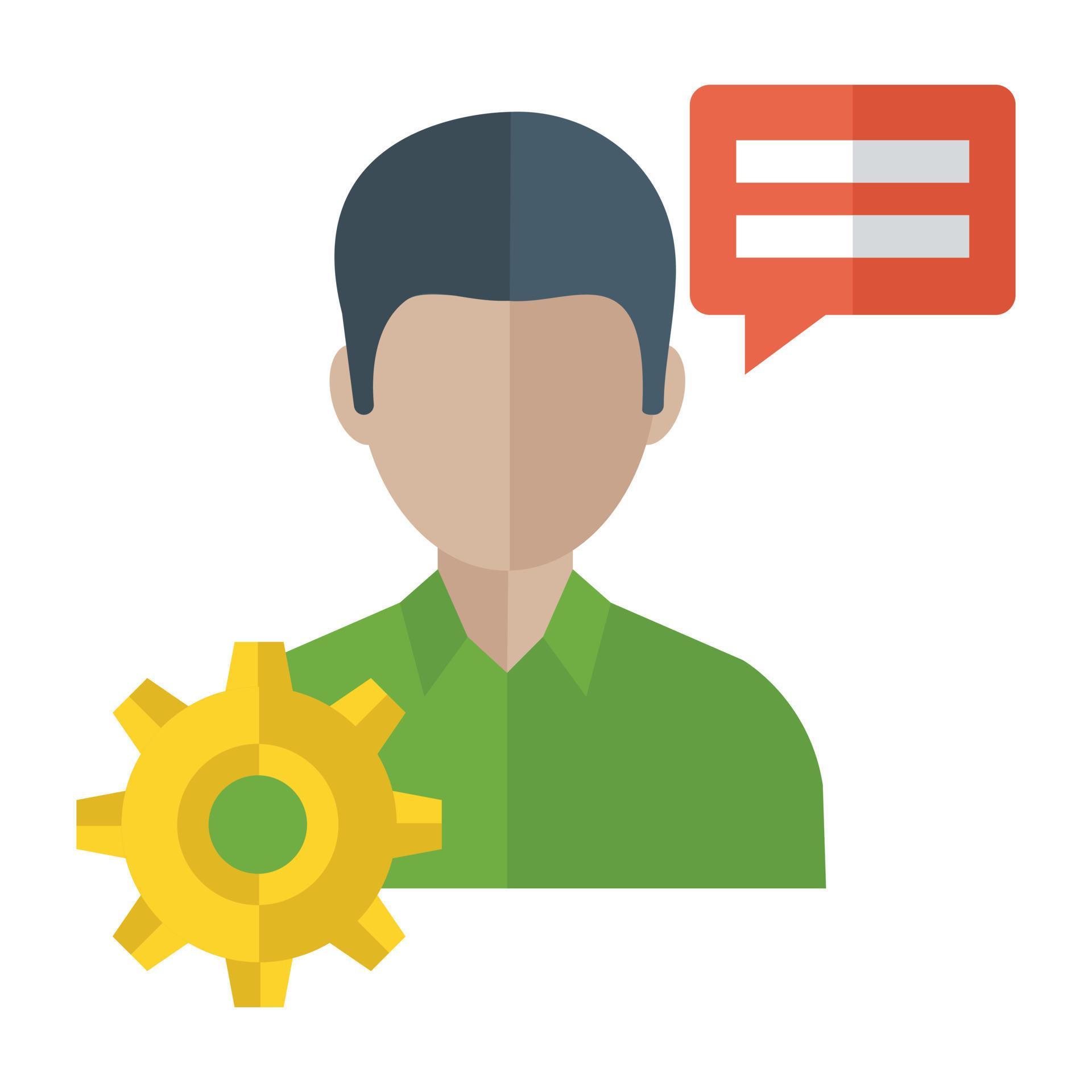 User Chat Vector User Chat Setting 14957792 Vector Art at Vecteezy