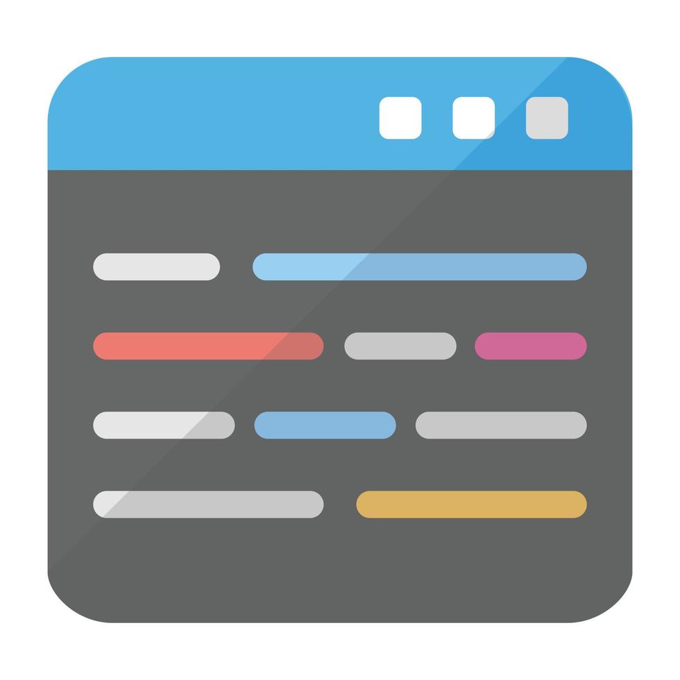 Trendy Source Code vector