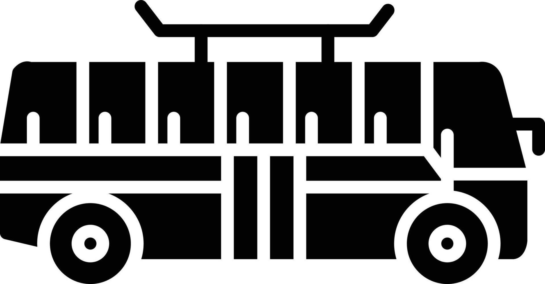 Bus Creative Icon Design vector