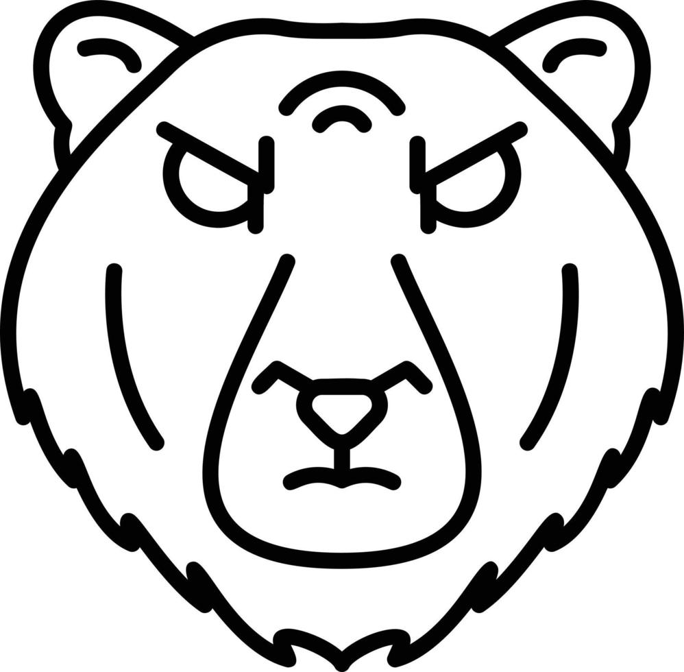 Polar Bear Creative Icon Design vector