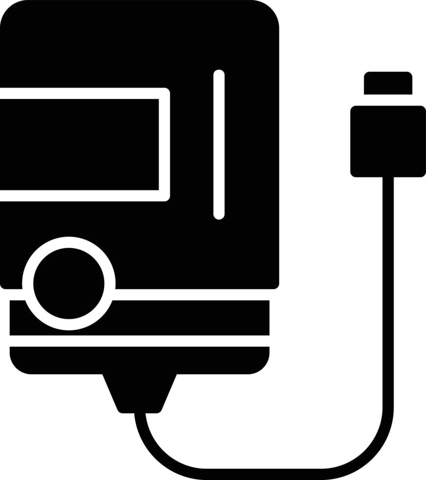 External Hard Disk Creative Icon Design vector