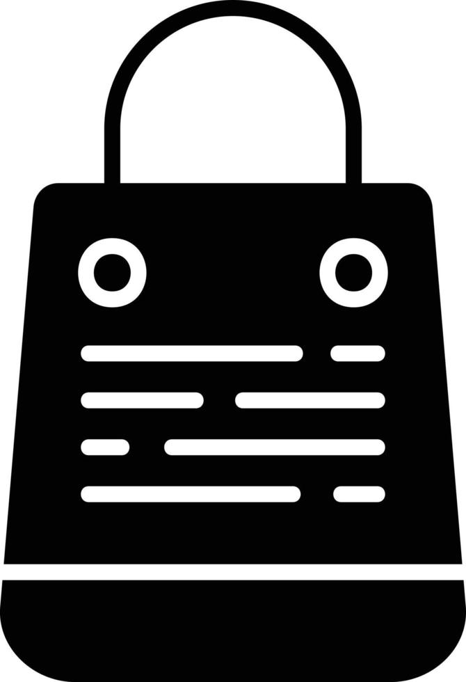 diseño de icono creativo de bolsa de compras vector