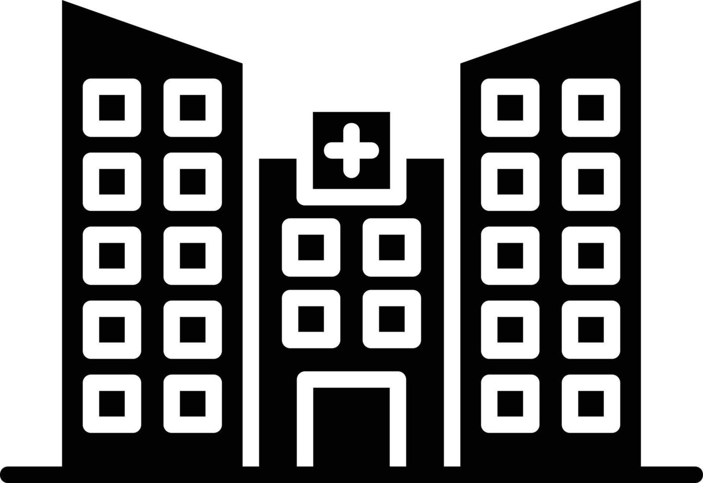 Hospital Property Creative Icon Design vector