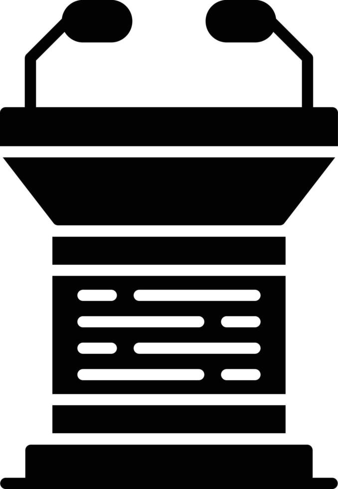 Lectern Creative Icon Design vector