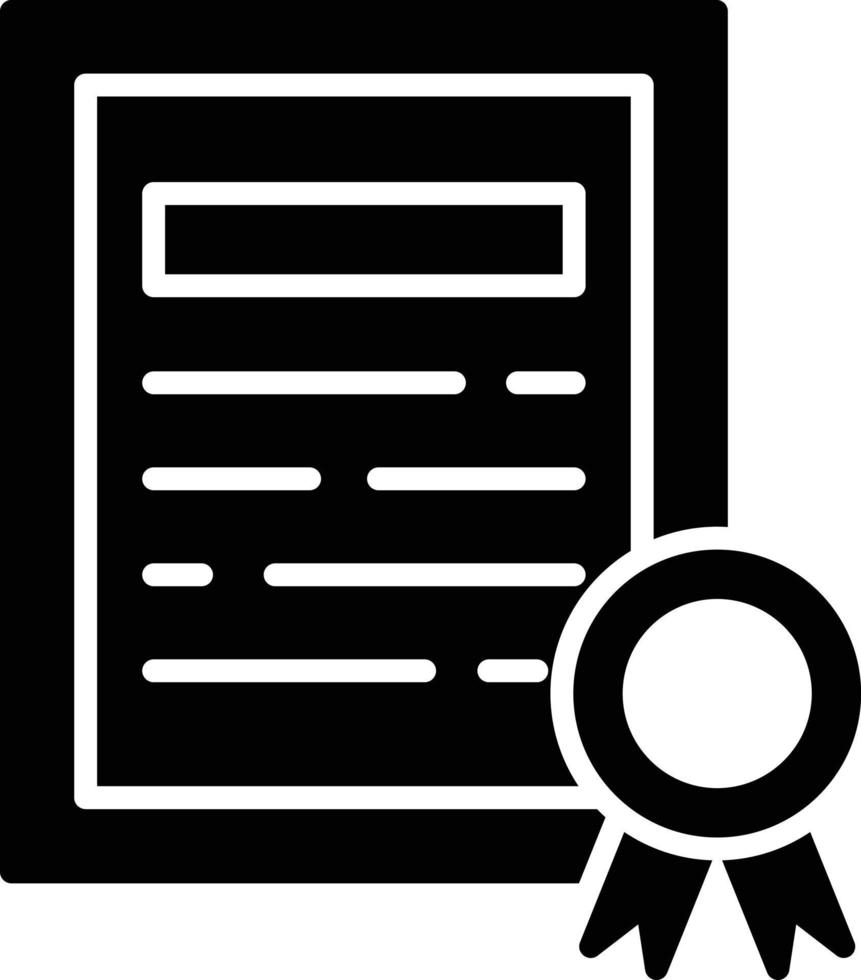 diseño de icono creativo de certificado vector