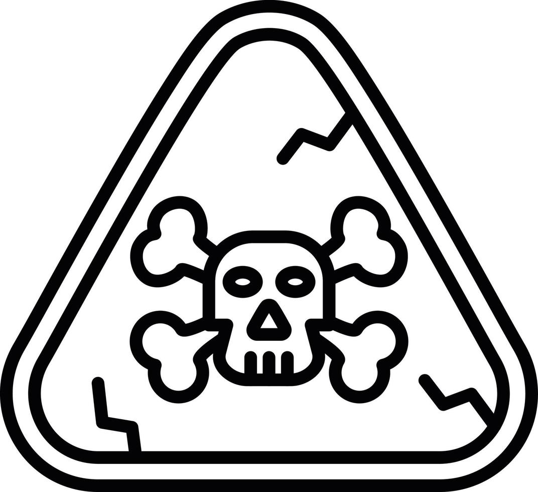 Dangerous Creative Icon Design vector