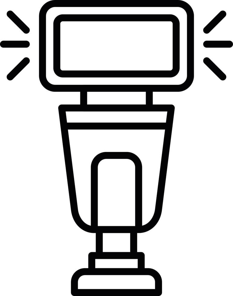 Camera Flash Creative Icon Design vector