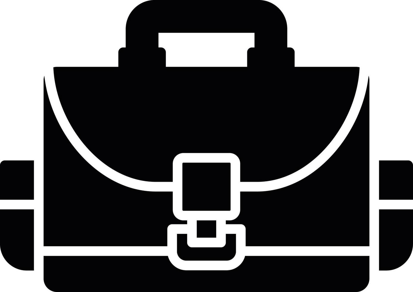 Camera Bag Creative Icon Design vector