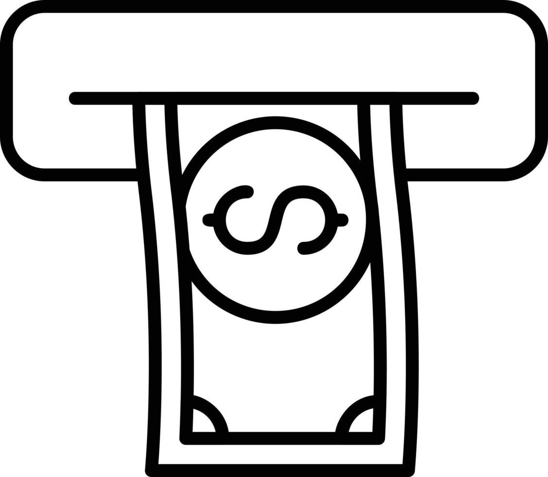 Withdrawal Creative Icon Design vector
