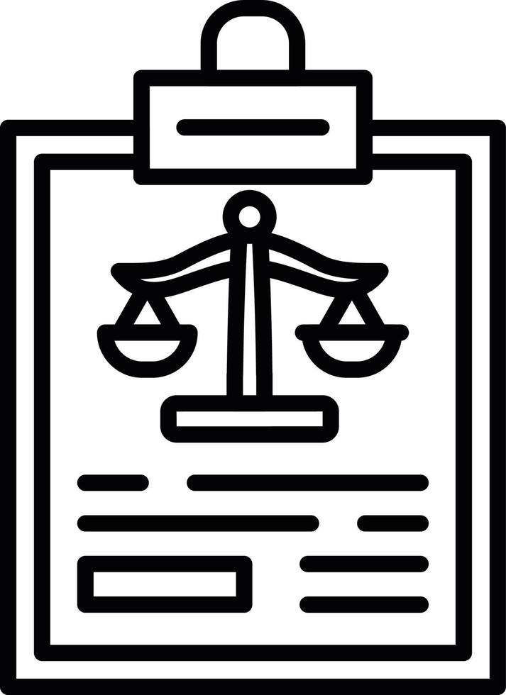 Lawsuit Creative Icon Design vector